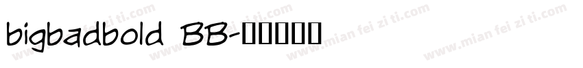 bigbadbold BB字体转换